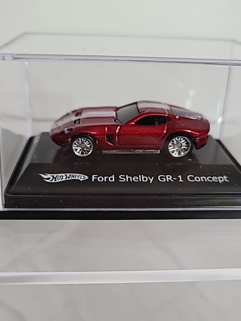 Ford Shelby GR-1 Concept 1:87 Red with Display Case Hot Wheels - Picture 5 of 16